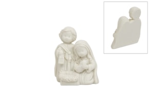 NATIVITY FAMILY 4.7X1.9X5.8CM PLATE ON BACK