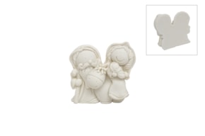 NATIVITY FAMILY 6X1.8X6CM FLAT BACK