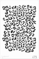 STENCIL 20X30CM 415 PADRÃO LEOPARDO