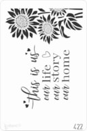 STENCIL 20X30CM 422 FLORES