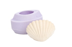 MOLDE SILICONE CONCHA 9X4.5X 6CM MLD256