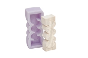 MOLDE SILICONE VELA ONDULADA 9X3X 2CM MLD258