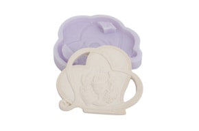 MOLDE SILICONE CORAZON CALICE ESPIGA 7.5X7X0.7CM MLD246