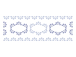 STENCIL 33X14CM FLORAL 2   300001140 ACRILEX