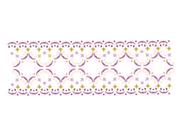 STENCIL 33X14CM BORDA  300001150 ACRILEX