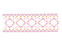 STENCIL 33X14CM BORDER  300001150 ACRILEX