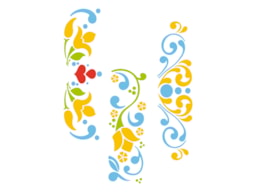 STENCIL 21X15CM TULIPAS FLORAL  300021185 ACRILEX