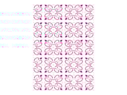 STENCIL 21X15CM DESENHO PORTUGUES 4   300021544 ACRILEX