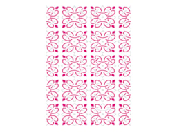 STENCIL 21X15CM DESENHO PORTUGUES 4   300021544 ACRILEX