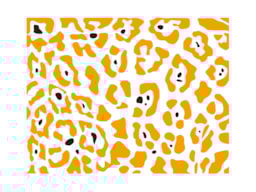 STENCIL 21X15CM ONÇA 300021177 ACRILEX