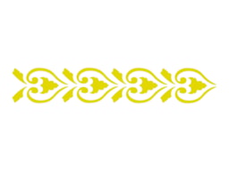 STENCIL 30X8CM BORDER 2  300031151 ACRILEX