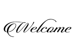 STENCIL 30X8CM WELCOME   300031510 ACRILEX