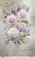PAPEL ARROZ 54X33CM LA VIE EN FLEURS DAHLIAS IV PFY-12736
