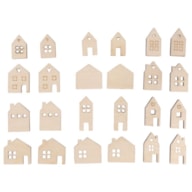 CONJ. CASAS MADEIRA 2.5-3.5CM  RAYHER