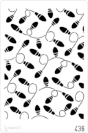 STENCIL 20X30CM 436 LUZES DE NATAL