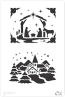 STENCIL 20X30CM 454 PRESÉPIO