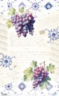 RICE PAPER 54X33CM FRUIT S MARKET II  GRAPE PFY-14217