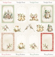 PR * SCRAP COVER RUSTIC CHRISTMAS 30.5x30.5CM