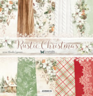 SET 5 PAPEIS SCRAP 30x30CM FRENTE/VERSO CHRISTMAS