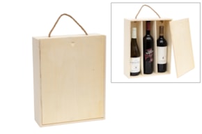 CAIXA P/3 GARRAFAS 35.7X28.6X10.3CM