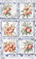 RICE PAPER 54X33CM FRUIT S MARKET II  PEACH PFY-14205