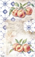 RICE PAPER 54X33CM FRUIT S MARKET II  PEACH PFY-14206