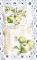 RICE PAPER 54X33CM FRUIT S MARKET II APPLE PFY-13797