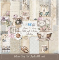 BLOC 24 PAPERS SCRAP 20.5X20.5CM HOME&DECO BATH PFY-13701