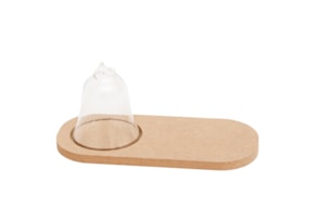 SET 2 BASES C/CAMPANULA 18X8.3X8X0.8CM MDF