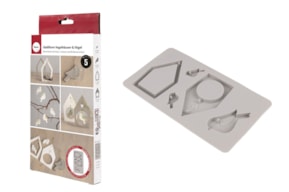 MOLDE CASAS E PAJAROS 14.5X26X1.2CM  RAYHER