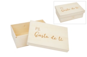 CAIXA GOSTO DE TI 22X15X8CM