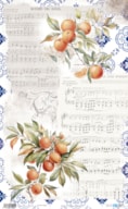 RICE PAPER 54X33CM FRUIT S MARKET II  ORANGES VI PFY-14224