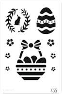 STENCIL 20X30CM 455 PÁSCOA