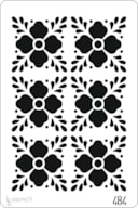 STENCIL 20X30CM 484 FLORES