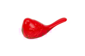 PASSARO MEDIO 15X7X7CM VERMELHO