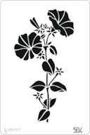 STENCIL 20X30CM 504 FLORES