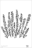 STENCIL 20X30CM 511 LAVANDAS