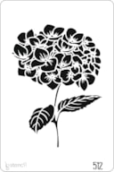 PLANTILLA 20X30CM 512 FLORES