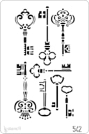 STENCIL 20X30CM 542 CHAVES