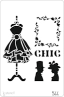 STENCIL 20X30CM 544 COSTURA