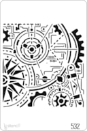 STENCIL 20X30CM 532 MECANISMOS