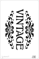 STENCIL 20X30CM 490 VINTAGE