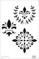 STENCIL 20X30CM 493 FLORES