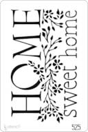 STENCIL 20X30CM 525 HOME SWEET HOME