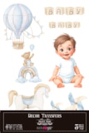 DECOR TRANSFERS 20X30CM SWEET BABY BOY  PFY-14819