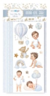 RUB ON 3D TRANSFERS 12X25CM SWEET BABY BOY  PFY-14763