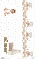 RICE PAPER 54X33CM SWEET BABY GIRL NURSERY PFY-14719