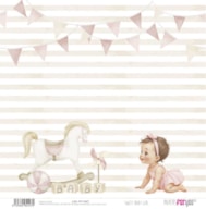 SCRAP PAPER 30.5X31.8CM SWEET BABY GIRL PFY-14427