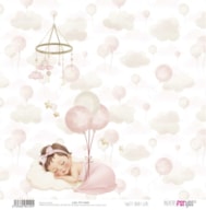 SCRAP PAPER 30.5X31.8CM SWEET BABY GIRL PFY-14429