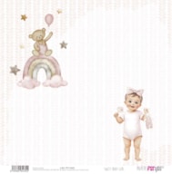SCRAP PAPER 30.5X31.8CM SWEET BABY GIRL PFY-14432
